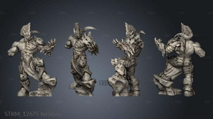 Box Warlord stl model for CNC