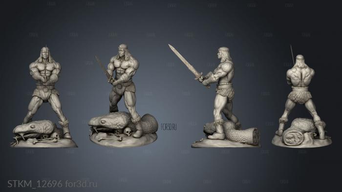 conan 3d stl модель для ЧПУ