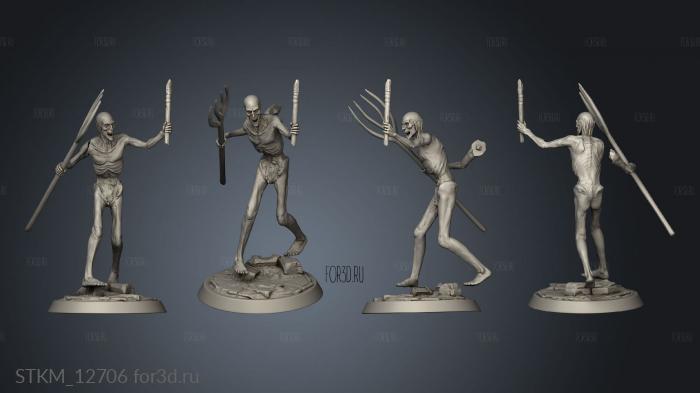 Corrupt Villager Pitchfork 3d stl модель для ЧПУ