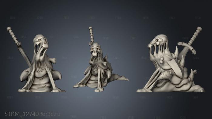 Cruel Marshes Slime Heroine Falling stl model for CNC