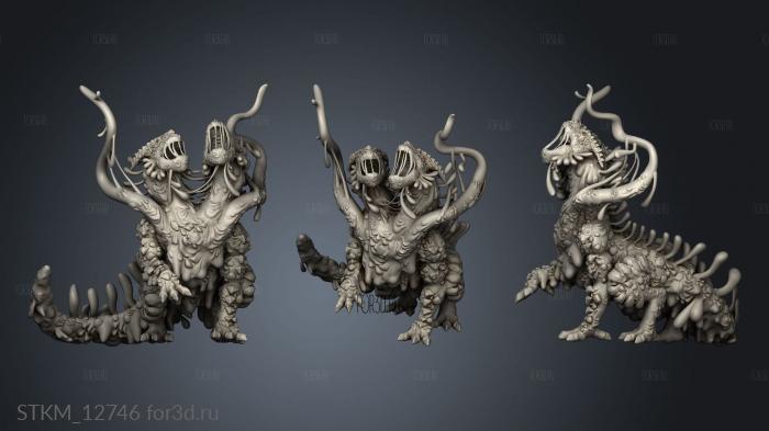 Cruel Marshes Ooze Beast stl model for CNC