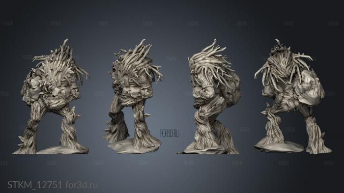 Cruel Marshes Shambling Mound Rock 3d stl модель для ЧПУ