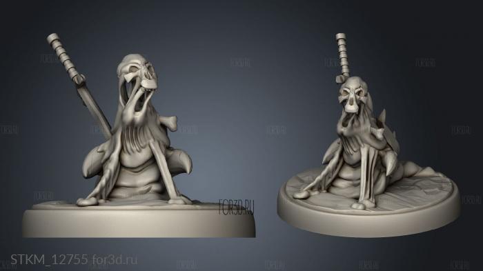 Cruel Marshes Slime Heroine Falling stl model for CNC