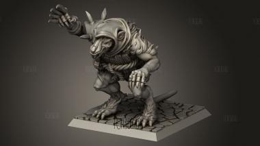 КРЫСА-ЛЮДОЕД 3d stl модель для ЧПУ