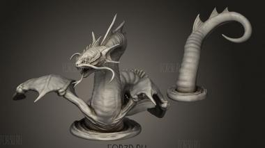 Жестокие Болота,Гигантский Болотный Змей 3d stl модель для ЧПУ
