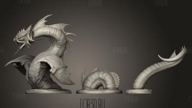 Жестокие Болота,Гигантский Болотный Змей 3d stl модель для ЧПУ