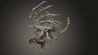 Драколич Смонтирован и не смонтирован 3d stl модель для ЧПУ