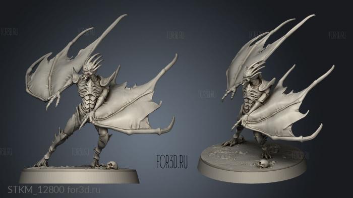 Dance the Vampires Werebat stl model for CNC