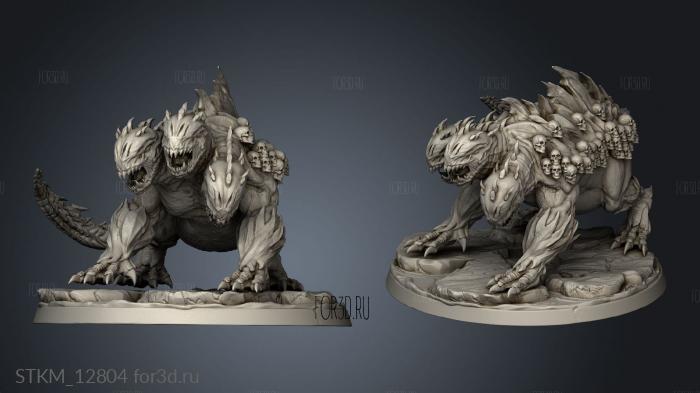 Dantes Inferno Dante Cerberus stl model for CNC