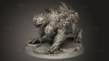 Данте Ад Данте Цербер 3d stl модель для ЧПУ