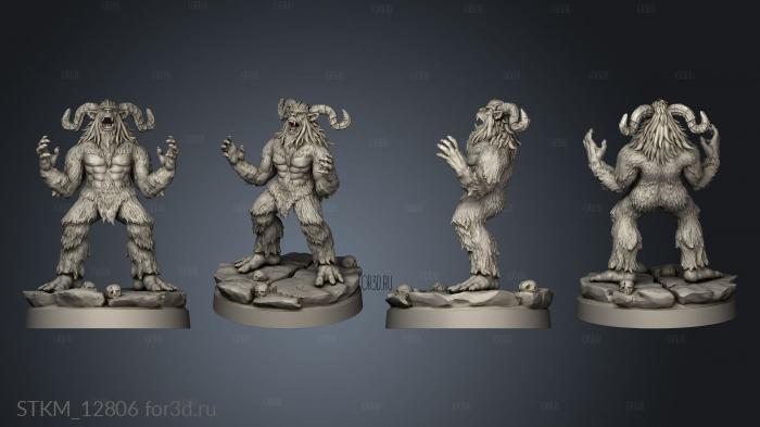 Cursed Forge Abominable Yeti huge 3d stl модель для ЧПУ