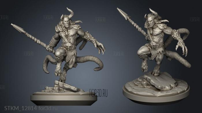 Cursed Satyrs Satyr stl model for CNC