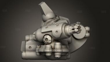 Киберпанк Корпорейшн Инквизиторы Меха Уокера 3d stl модель для ЧПУ