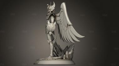 Лебедь Хиога бог божественной одежды 3d stl модель для ЧПУ