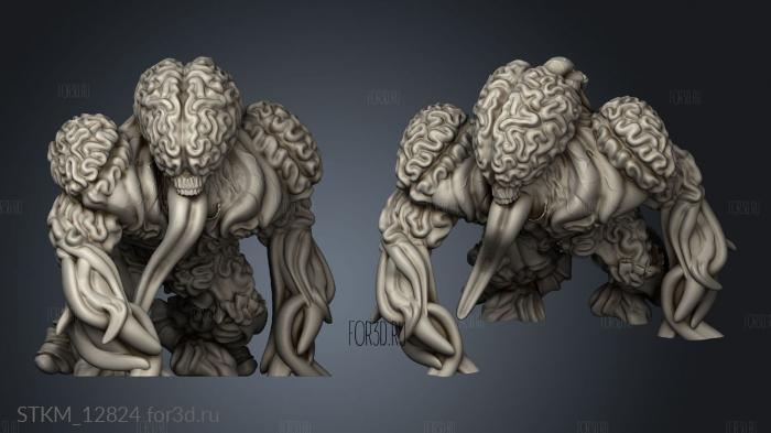 Cult Pickle Unique Golems Brain Golema stl model for CNC