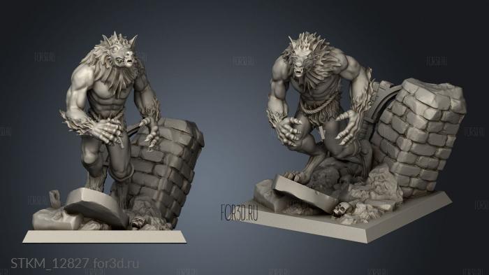 WEREWOLVES WEREWOLF 3d stl модель для ЧПУ