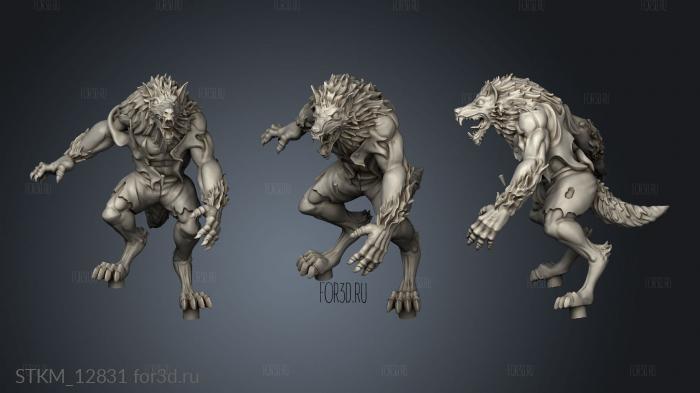 WEREWOLVES WEREWOLF stl model for CNC