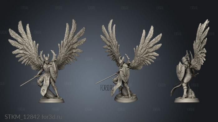 Damn Nation Celestial Knights Knight stl model for CNC