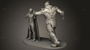Танос 3d stl модель для ЧПУ