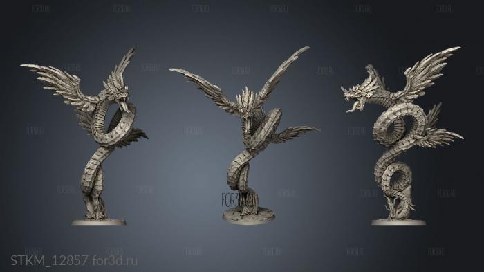 Artisan Guild AMAZONS Stretch Goals Quetzalcoatl 3d stl модель для ЧПУ