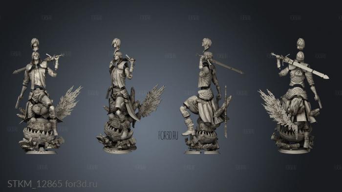 Dante Statue Devil Cry Xpose 3d stl модель для ЧПУ