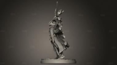 Танцуй вампиров Пеший Рыцарь-вампир ПРИВЕТ Эксклюзивно 3d stl модель для ЧПУ