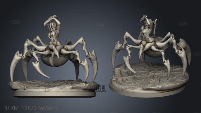 arachne assassin monster girl stl model for CNC