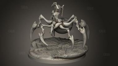 Девушка-монстр-арахна-убийца 3d stl модель для ЧПУ