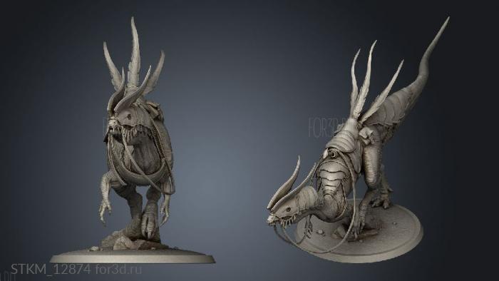 Dilophosaurus Lord The saddle stl model for CNC