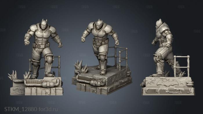 Batman Arkham Origins XE Suit Statue stl model for CNC