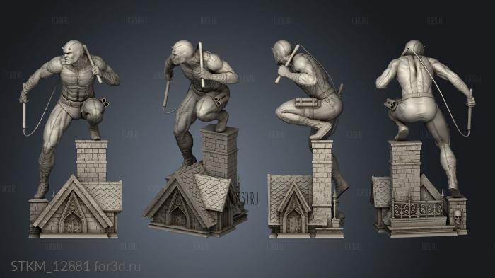 Daredevil Demolidor 3d stl модель для ЧПУ