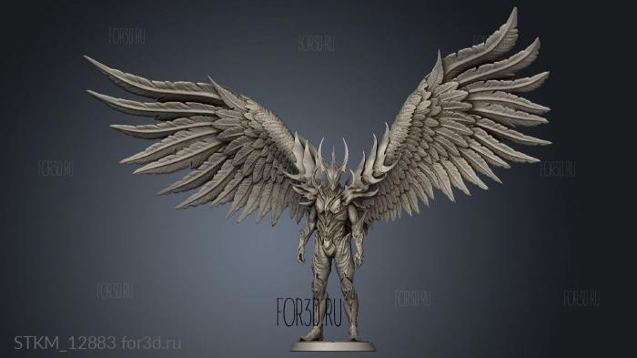 Dark Angel dark angel stl model for CNC