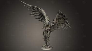 Темный ангел 3d stl модель для ЧПУ