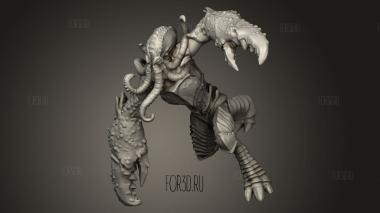 Конечная глубина Атаки Восьмикрылого Краба 3d stl модель для ЧПУ