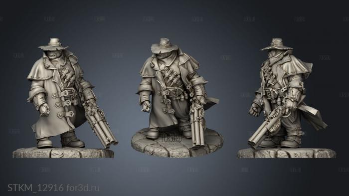 dart digital Ogre Vampire Hunter stl model for CNC