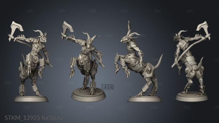 Demon centaure 3d stl модель для ЧПУ