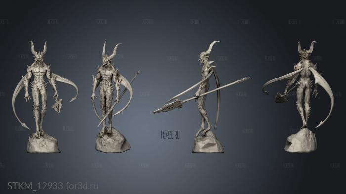 Deadly Sins Arch Devil Spear 3d stl модель для ЧПУ