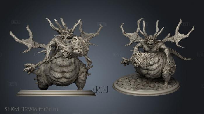 asylum demon and Executioner Smough Dark Souls stl model for CNC