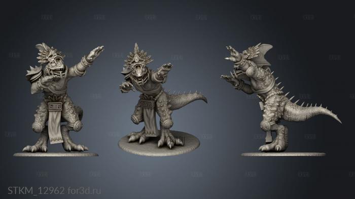 Fantasy Futbol Skink Players stl model for CNC