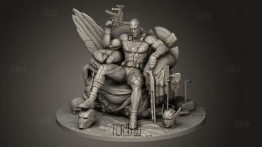 Дэдпул убивает ВСЕЛЕННУЮ Marvel 3d stl модель для ЧПУ