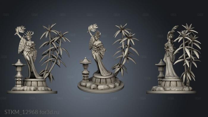 Uzume Bamboo stl model for CNC