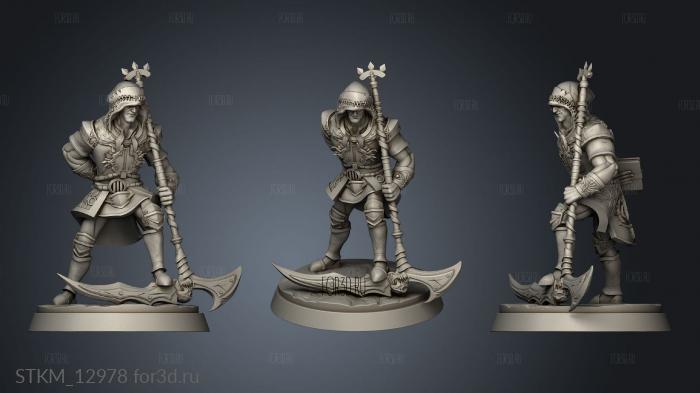 Death Reapers Marsel stl model for CNC