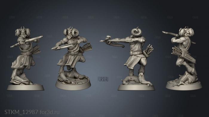 Drunken Satyr archer 3d stl модель для ЧПУ