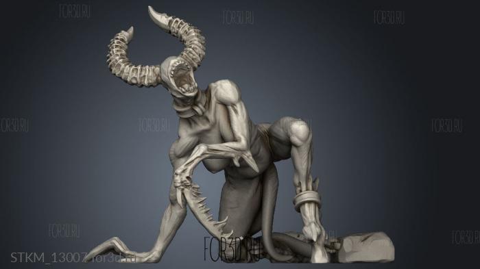 Demon Hunter Demoness stl model for CNC