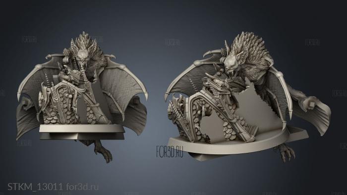 Dire Bat 3d stl модель для ЧПУ