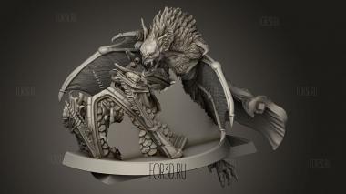 Ужасная Летучая Мышь 3d stl модель для ЧПУ