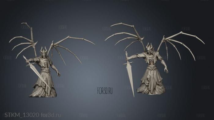 Demonic Feast Reaper vara stl model for CNC