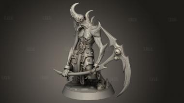 Демоническая Коса 3d stl модель для ЧПУ