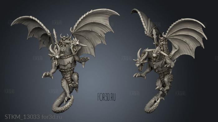 Despoilers Dragon lord on stl model for CNC