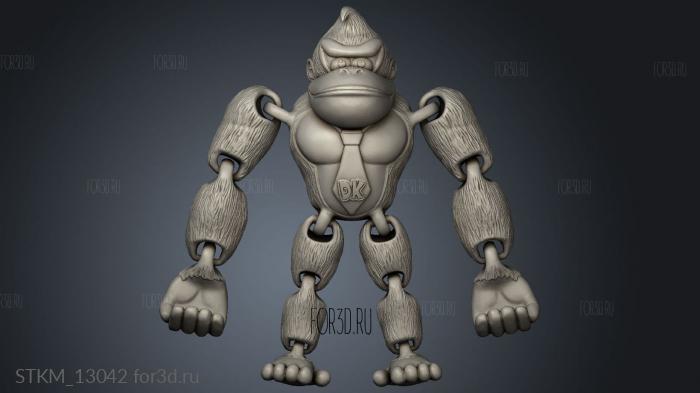 Donkey Kong stl model for CNC